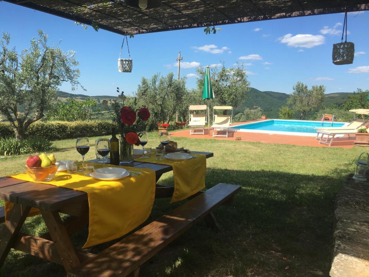 Villa San Regolino Whit Private Pool Radicondoli Extérieur photo