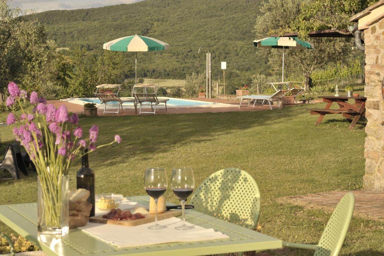 Villa San Regolino Whit Private Pool Radicondoli Extérieur photo